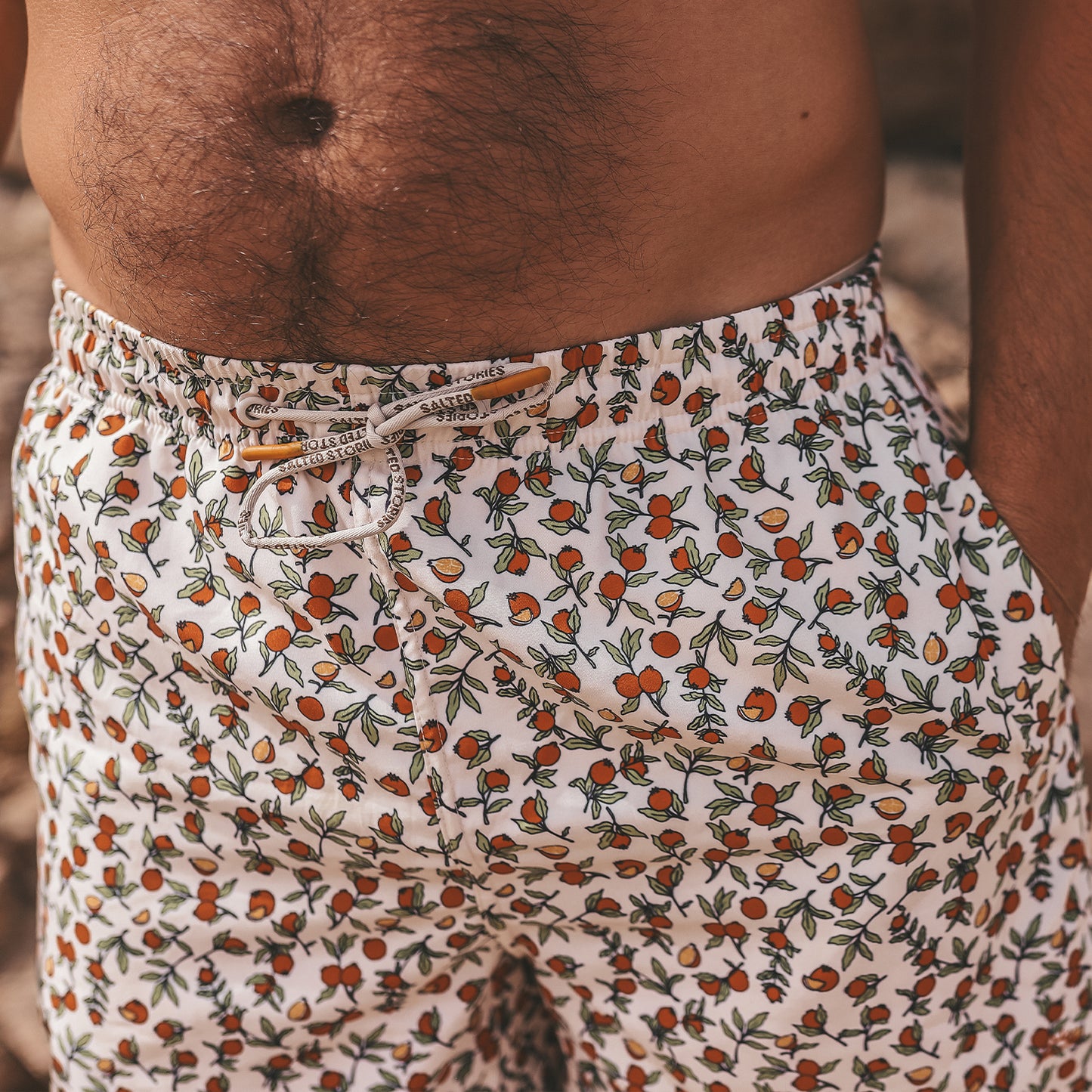 SALTED STORIES - POMMEGRANATE SWIMSHORT MEN