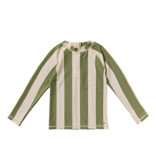 SALTED STORIES - IGUANA WIDE STRIPE SWIM SHIRT