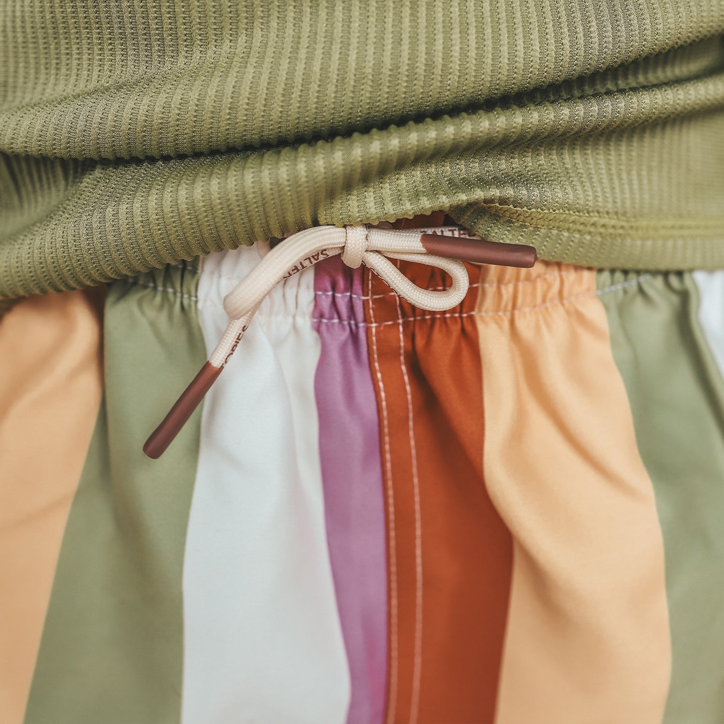 SALTED STORIES - MULTI STRIPE SWIM SHORT