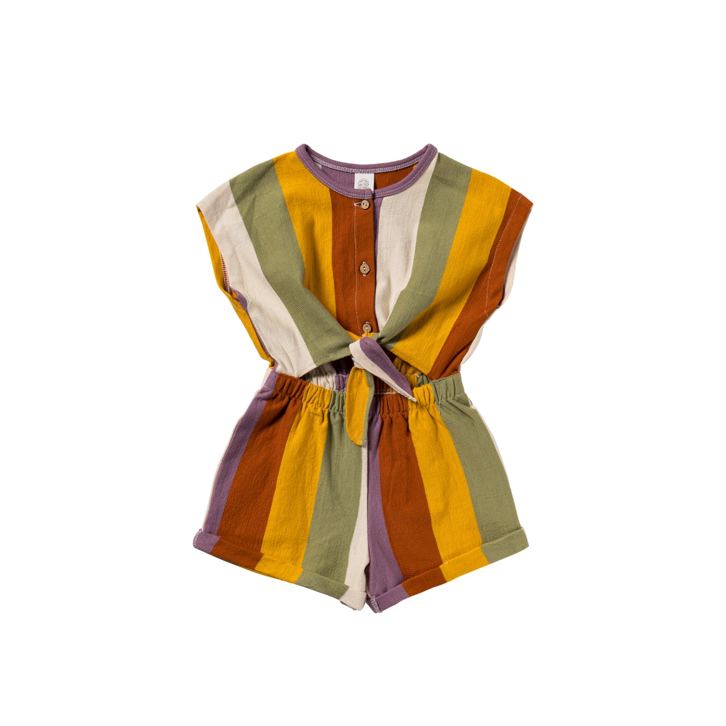 SALTED STORIES - MULTI STRIPE JUMPSUIT