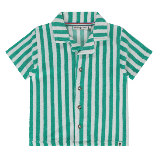STAINS AND STORIES - BADSTOFFEN BLOUSE AZUR