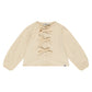 STAINS AND STORIES - CREAM BLOUSE MET STRIKJES