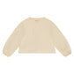 STAINS AND STORIES - CREAM BLOUSE MET STRIKJES