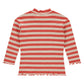 STAINS AND STORIES - GESTREEPT SHIRT GRAPEFRUIT