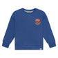 STAINS AND STORIES - BASKETBAL SWEATER BLAUW