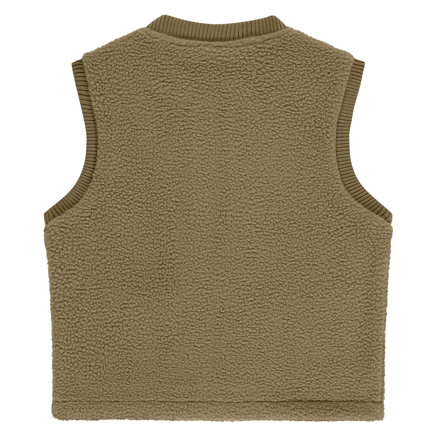 STAINS AND STORIES - CAMEL TEDDY GILET
