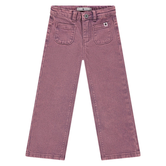 STAINS AND STORIES - ROZE DENIM BROEK