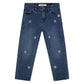 STAINS AND STORIES - DENIM BROEK MET BLOEMTJES