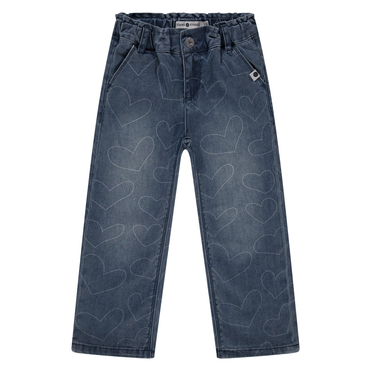 STAINS AND STORIES - WIDE LEG BROEK HARTJES