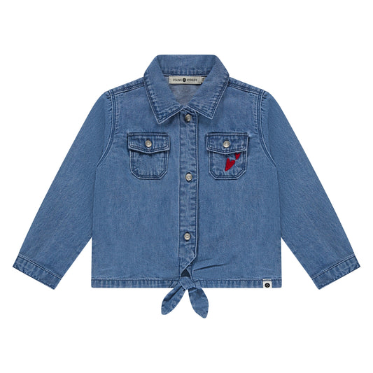 STAINS AND STORIES - DENIM BLOUSE