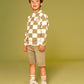 STAINS AND STORIES - GEBLOKTE SWEATER SAND