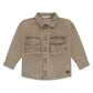 STAINS AND STORIES - SAND DENIM BLOUSE