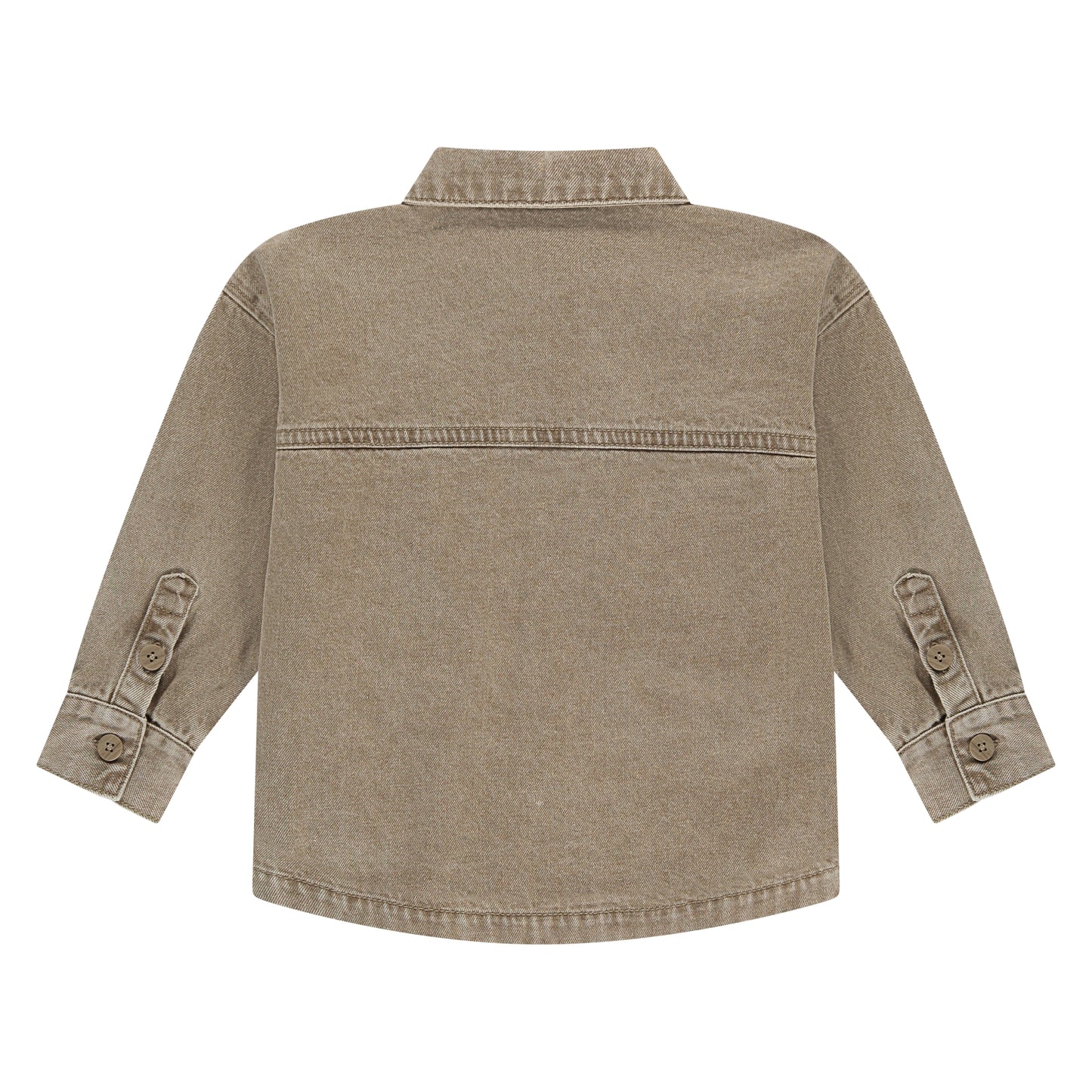STAINS AND STORIES - SAND DENIM BLOUSE