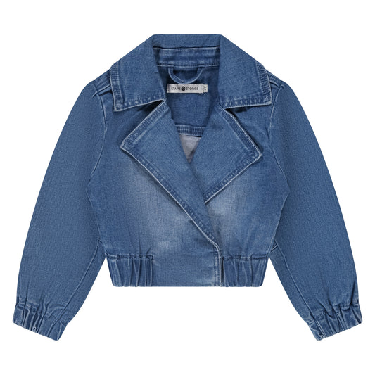 STAINS AND STORIES - CROPPED DENIM JASJE