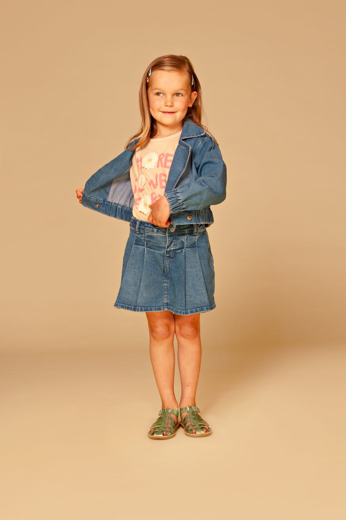 STAINS AND STORIES - CROPPED DENIM JASJE