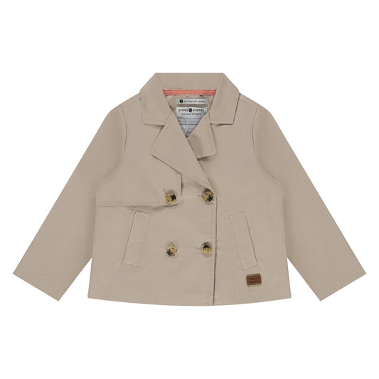 STAINS AND STORIES - KORTE TRENCHCOAT
