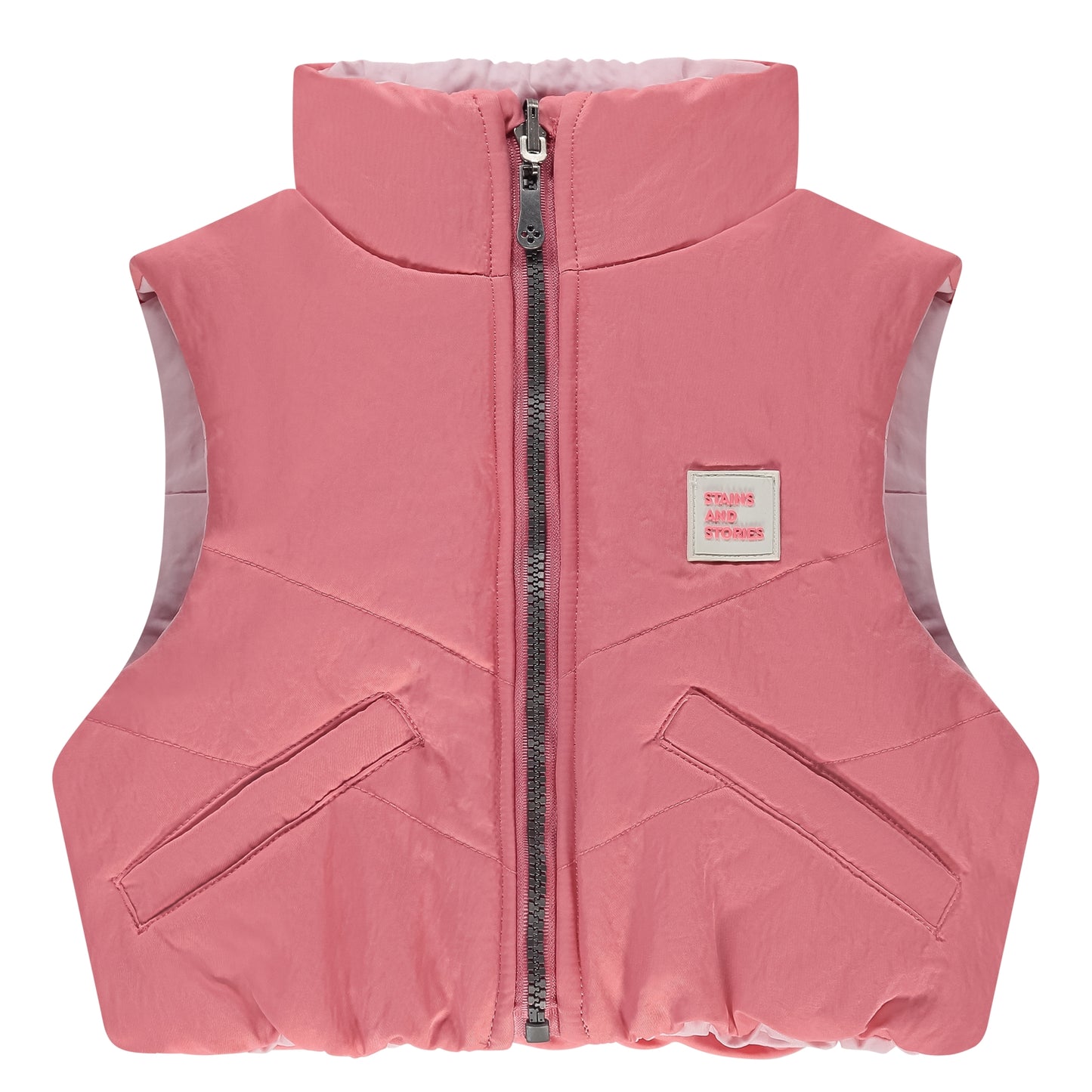 STAINS AND STORIES - REVERSIBLE KORTE BODYWARMER