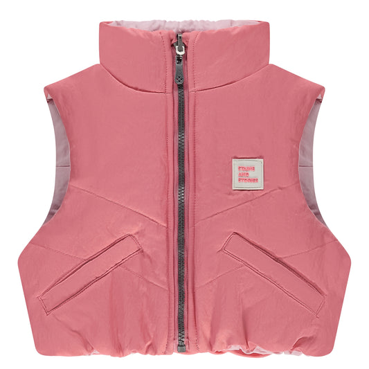 STAINS AND STORIES - REVERSIBLE KORTE BODYWARMER