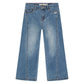 STAINS AND STORIES - MEDIUM BLUE DENIM WIDE LEG