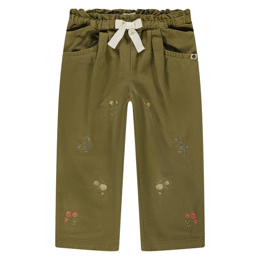 STAINS AND STORIES - ARMY GEBLOEMDE BROEK