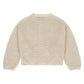 STAINS AND STORIES - IVORY GEHAAKT VEST 3D BLOEMEN
