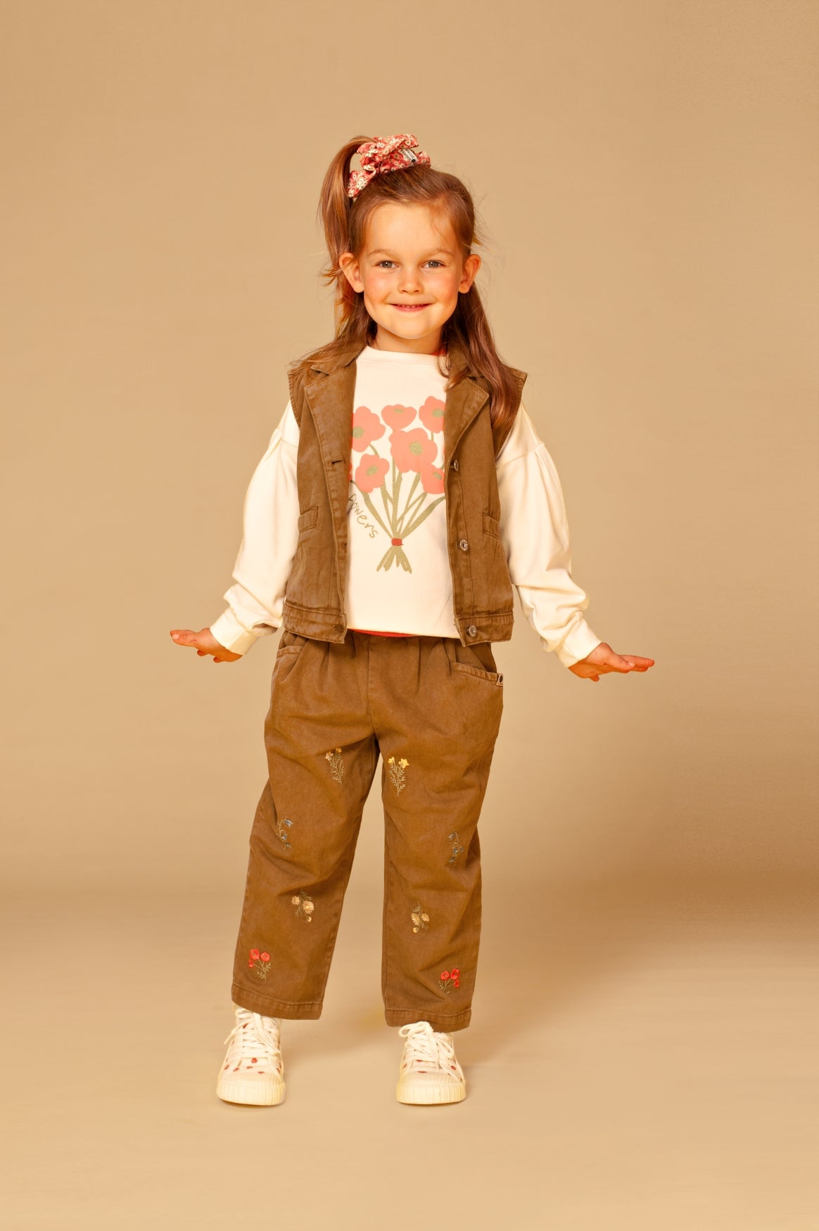 STAINS AND STORIES - ARMY GEBLOEMDE BROEK