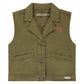 STAINS AND STORIES - ARMY GILET