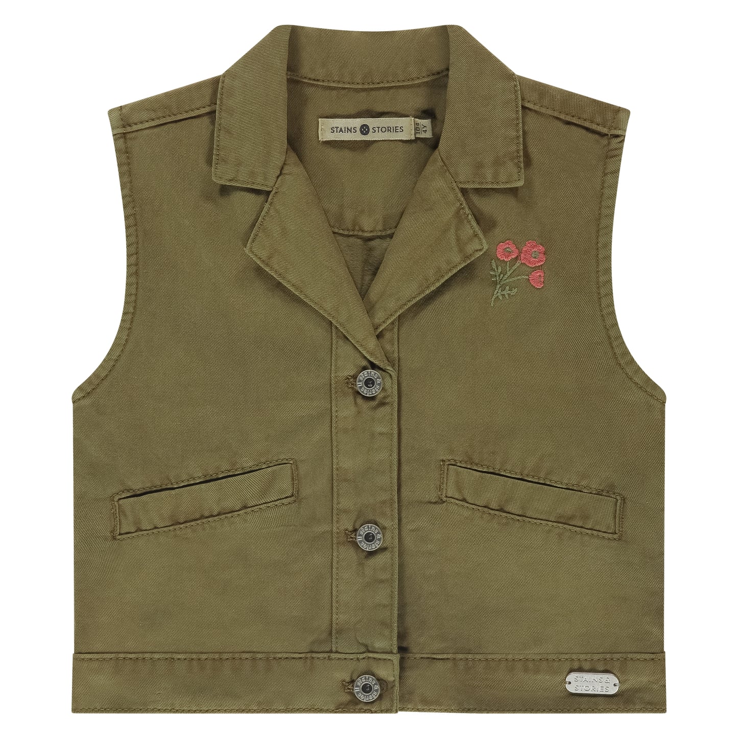 STAINS AND STORIES - ARMY GILET