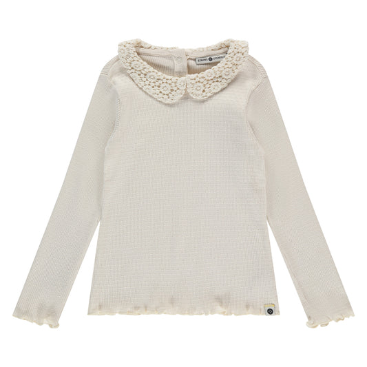STAINS AND STORIES - LANGE MOUW MET KRAAGJE IVORY