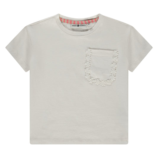 STAINS AND STORIES - IVORY T-SHIRT