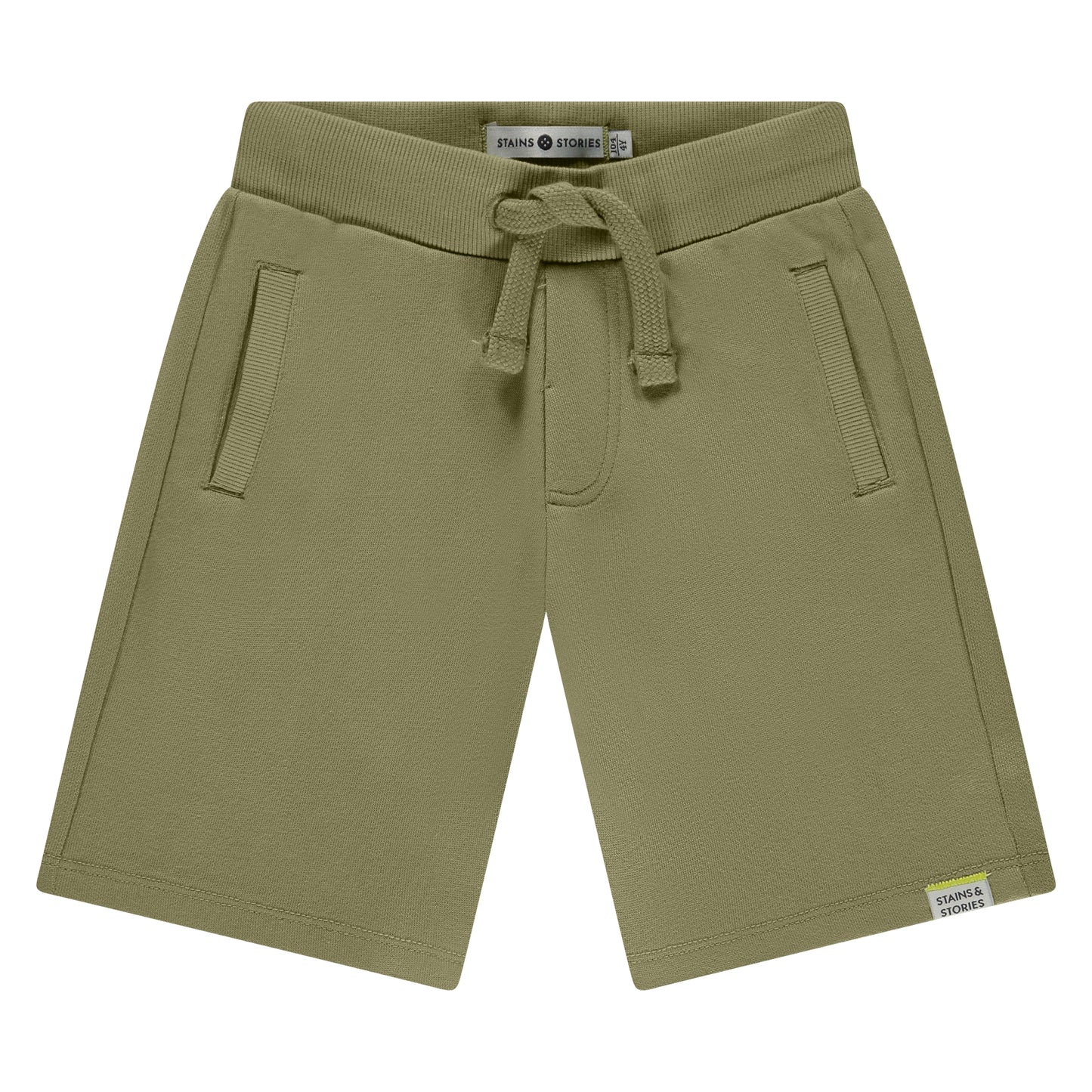 STAINS AND STORIES - SWEATSHORT GRASS WIDE FIT