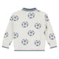STAINS AND STORIES - SWEATSHIRT POLOKRAAG VOETBAL