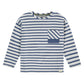 STAINS AND STORIES - GESTREEPT SHIRT WATER