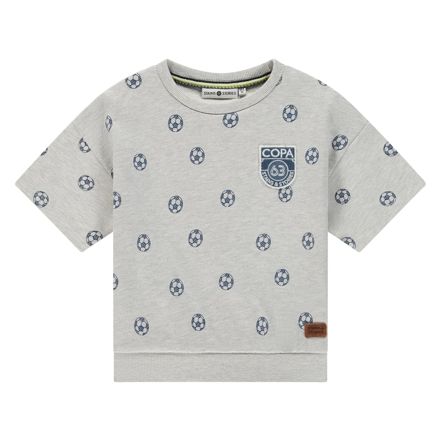 STAINS AND STORIES VOETBAL T-SHIRT