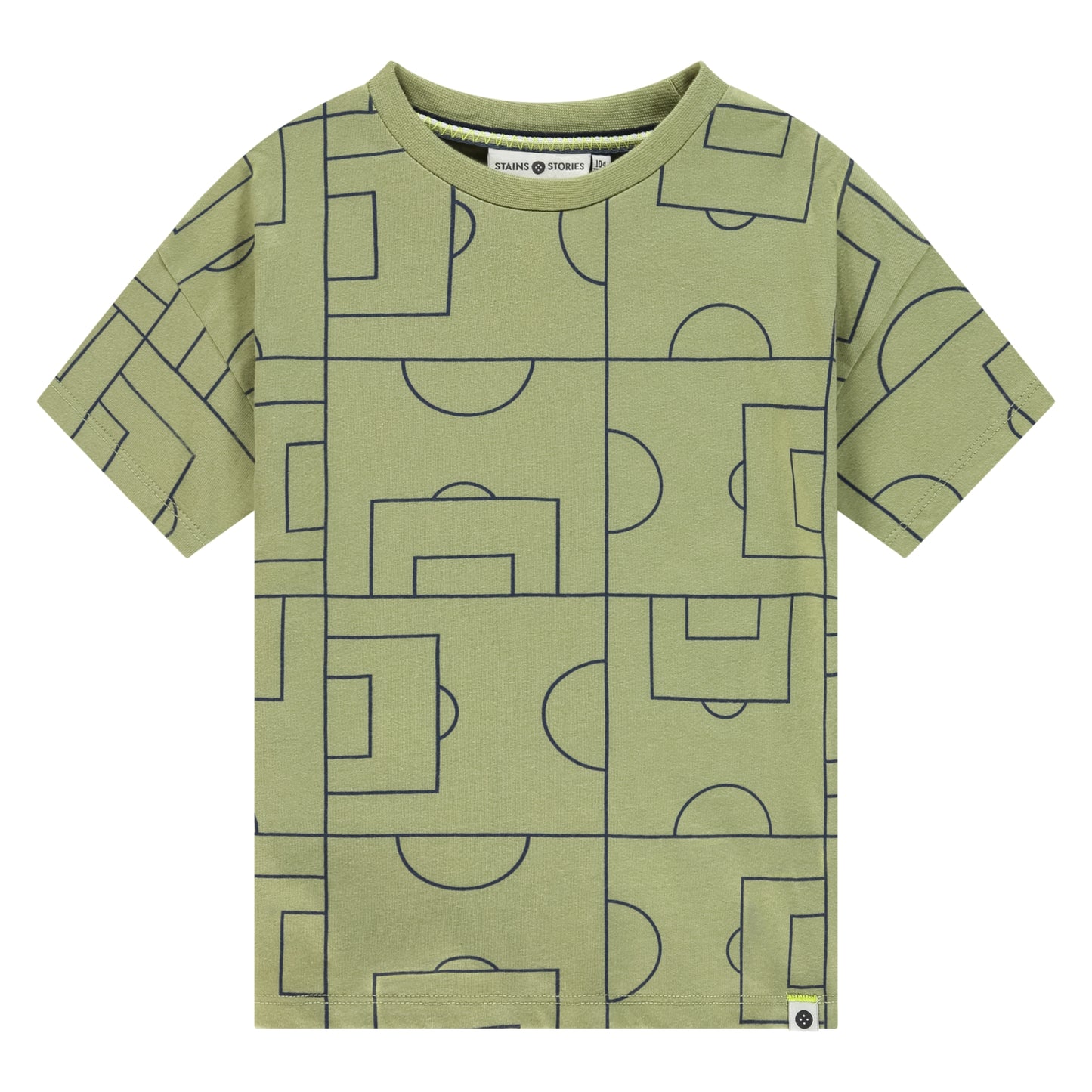 STAINS AND STORIES - T-SHIRT VOETBALVELD GRASS