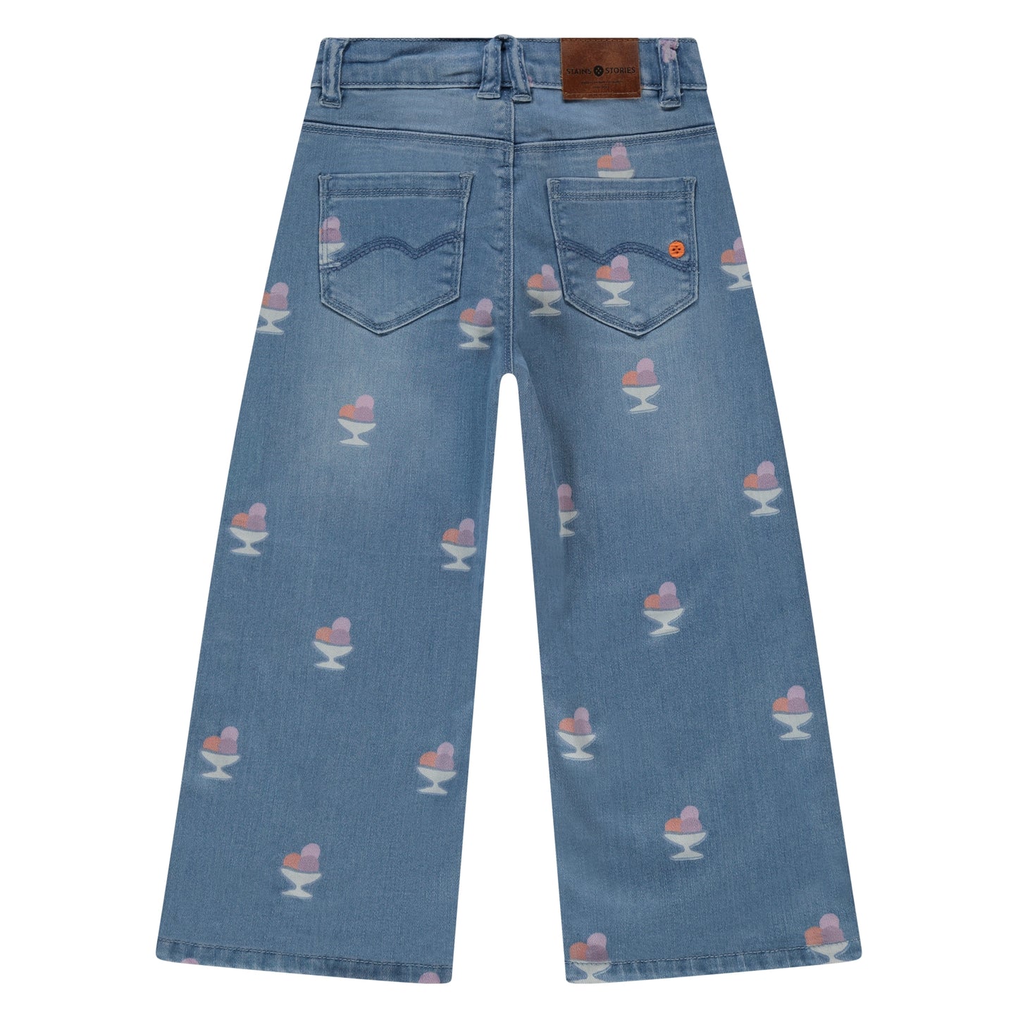 STAINS AND STORIES - ICECREAM DENIM BROEK