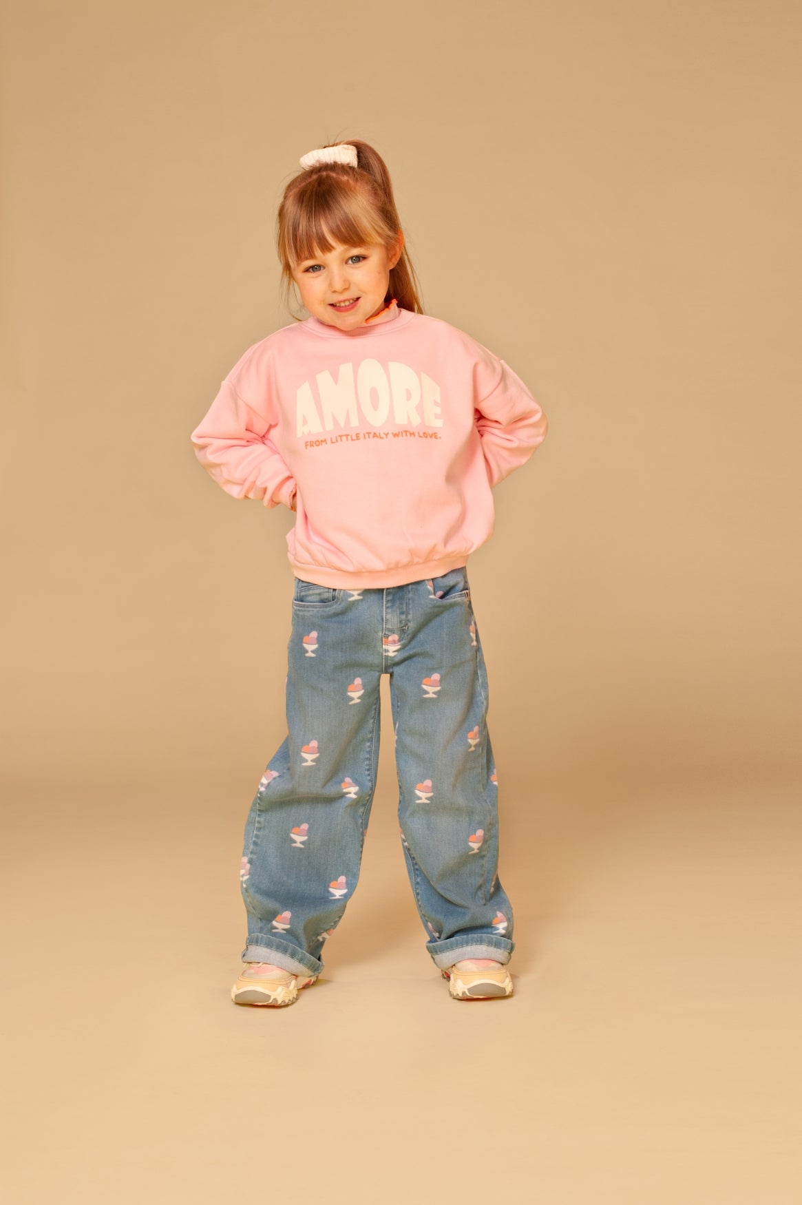 STAINS AND STORIES - ICECREAM DENIM BROEK