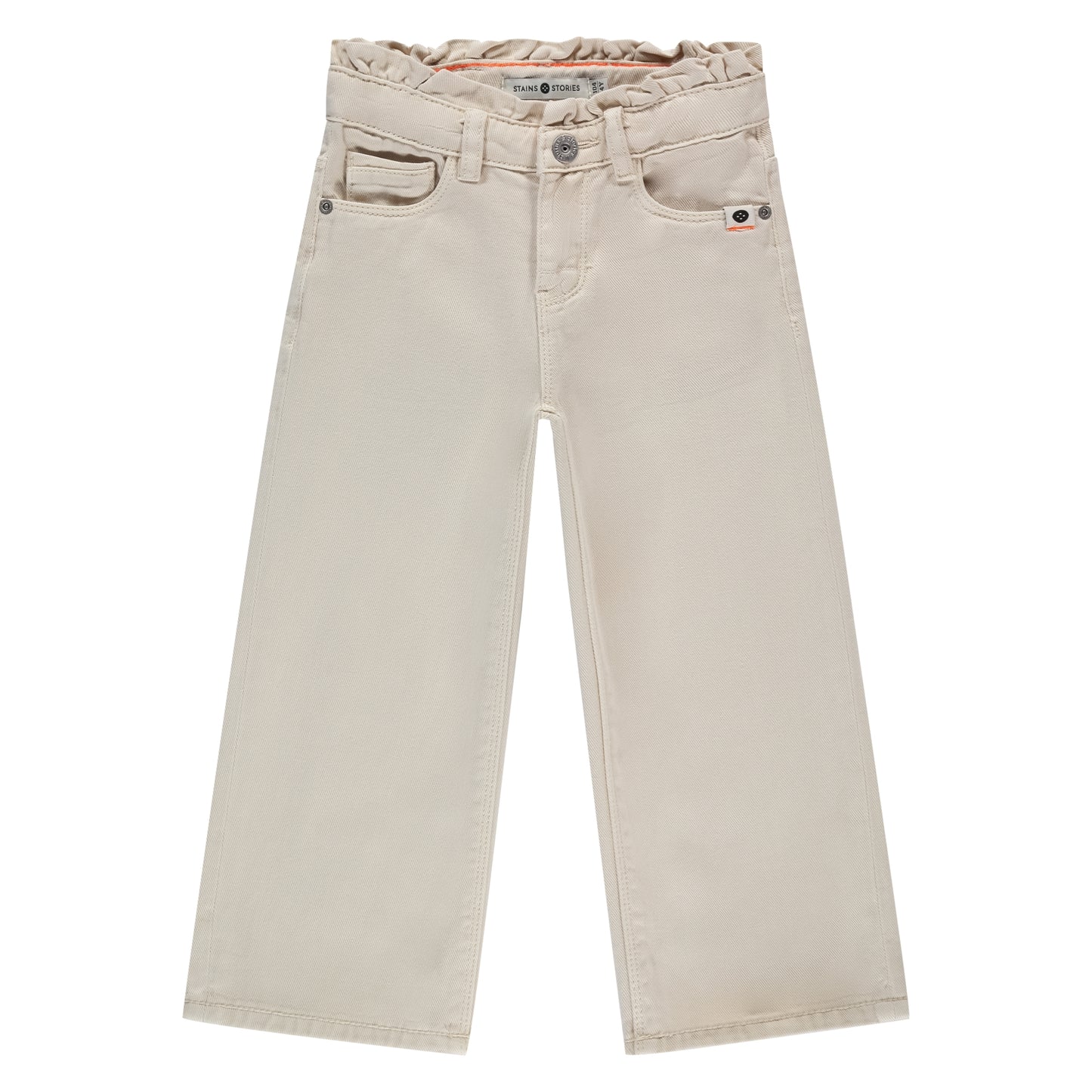 STAINS AND STORIES - IVORY WIDE LEG