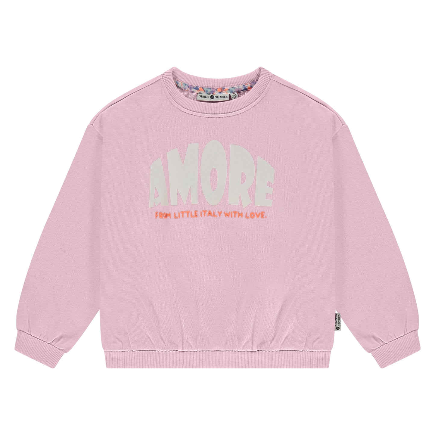 STAINS AND STORIES - AMORE BLUSH SWEATER