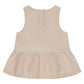 STAINS AND STORIES - PEPLUM TOP BLUSH