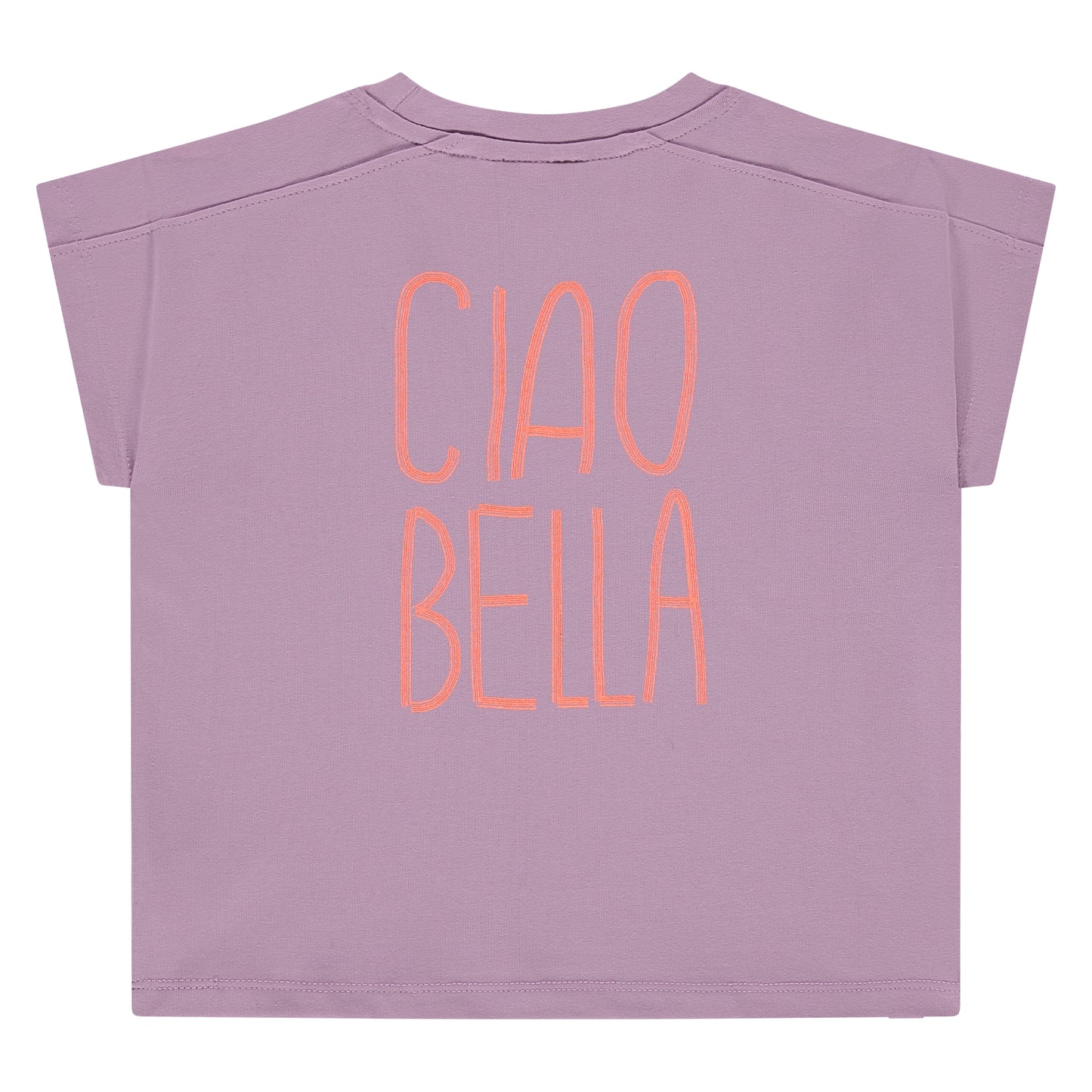 STAINS AND STORIES - LILAC T-SHIRT CIAO BELLA