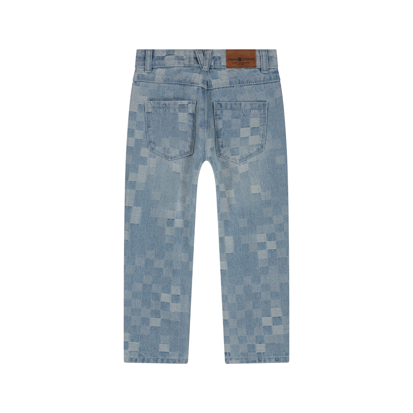 STAINS AND STORIES - LIGHT BLUE DENIM BLOK