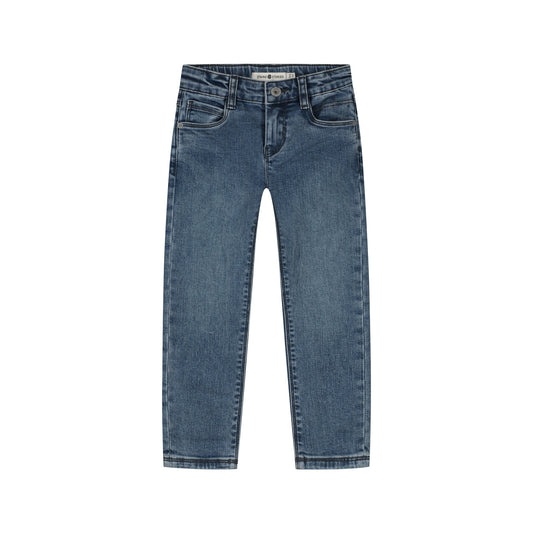 STAINS AND STORIES - MID BLUE DENIM JEANS