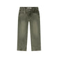 STAINS AND STORIES - ARMY DENIM BROEK