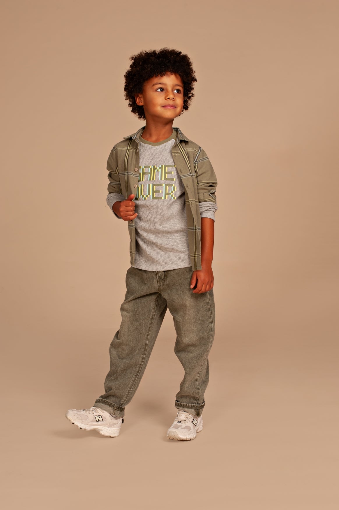 STAINS AND STORIES - ARMY DENIM BROEK