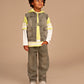 STAINS AND STORIES - ARMY DENIM GILET