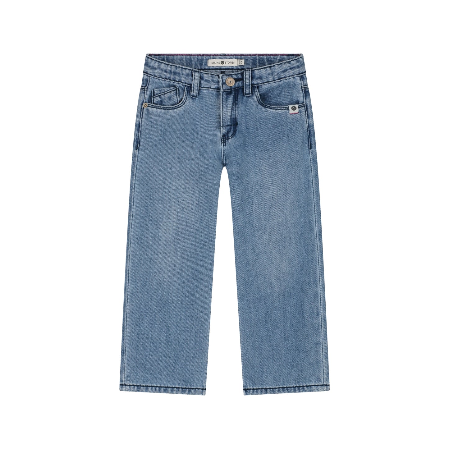 STAINS AND STORIES - LIGHT BLUE DENIM JEANS
