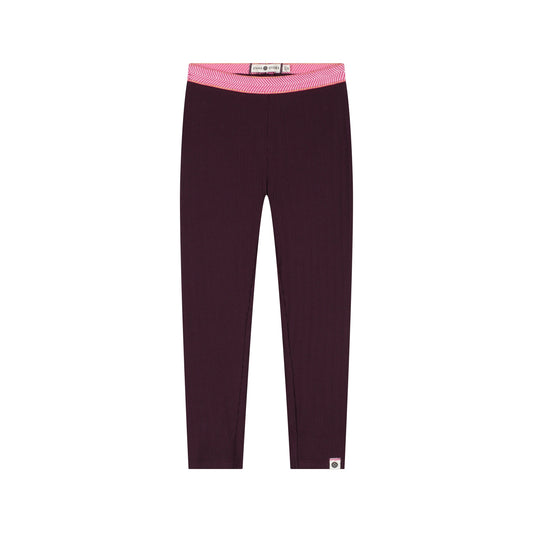 STAINS AND STORIES - WINE RED LEGGING