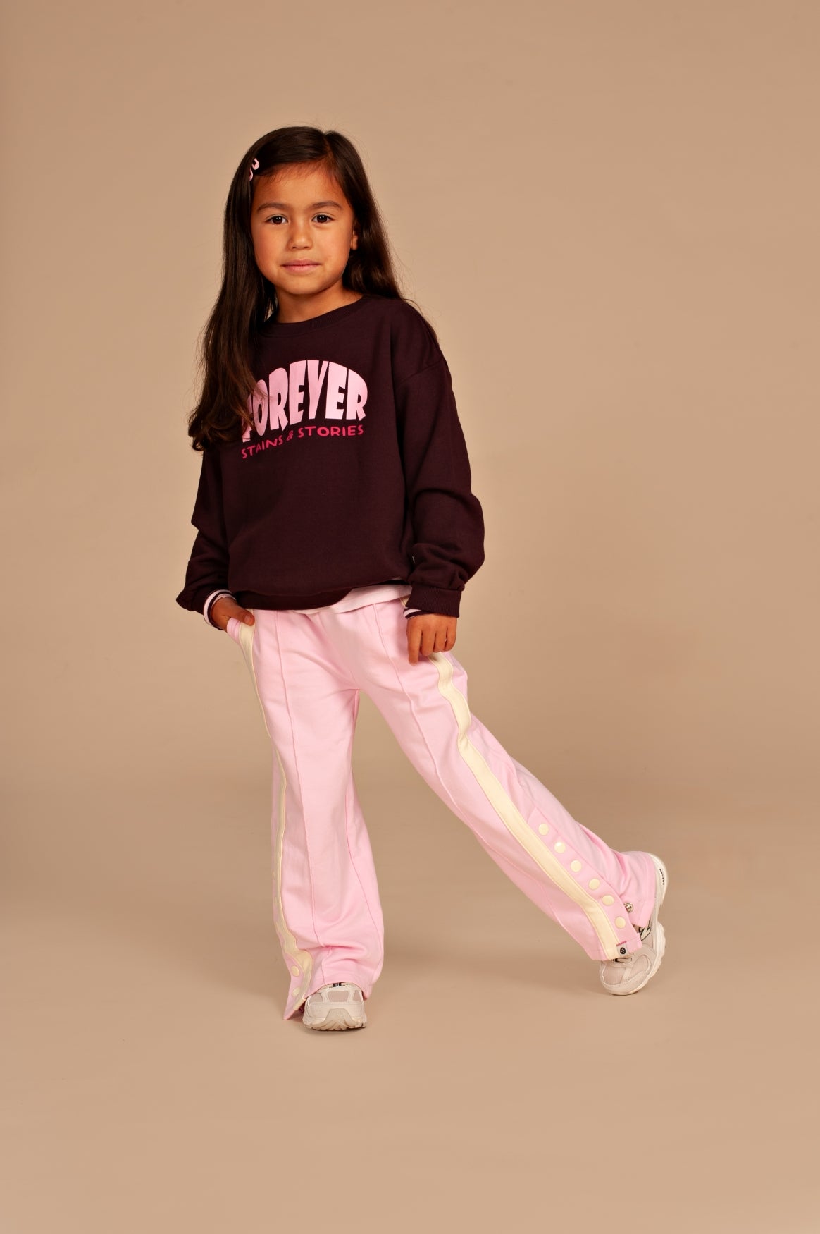 STAINS AND STORIES - WINE RED SWEATER