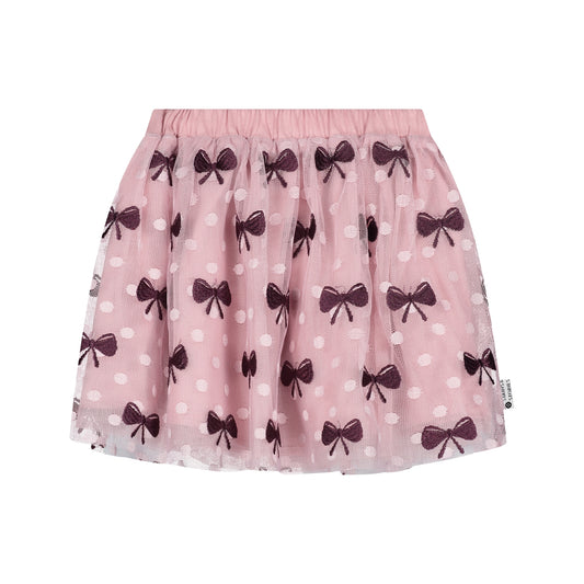 STAINS AND STORIES - WINE RED / ROZE STRIKJES ROK